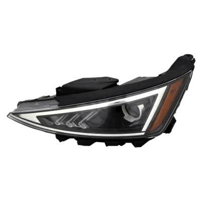 Left Driver Halogen Headlight Assembly Compatible With 2019-2020 Hyundai Elantra Se Sedan 2.0L Nu