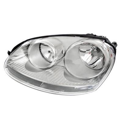 Left Head Light Assembly Compatible With 2008-2009 Volkswagen Vw Rabbit S 2.0L I4 2005-2010 Jetta