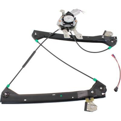 Rareelectrical - New Left Front Window Regulator With Motor Compatible With Saab 9-3 Aero 6 Cyl 2.8L 9-3 Se 4 Cyl - Image 1