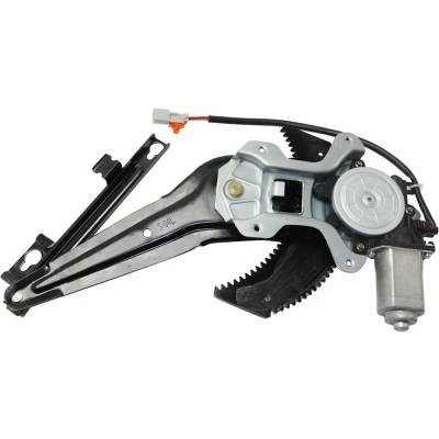 Rareelectrical - New Left Rear Window Regulator With Motor Compatible With Acura Honda Civic Si 4 Cyl 1.6L Civic Cx 4 - Image 5