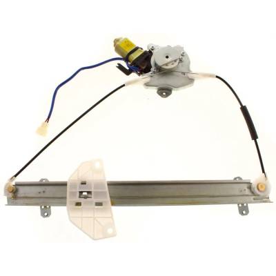 Rareelectrical - New Left Front Window Regulator With Motor Compatible With Mitsubishi Mirage De Mirage Ls 1997-2002 - Image 1