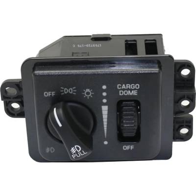 New Headlight Switch Compatible With Dodge Ram 3500 St 10 Cyl 8.0L Ram 2500 Van Base 8 Cyl 5.2L Ram