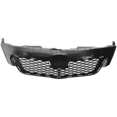Rareelectrical - New Textured Black Grille Assembly Compatible With Toyota Corolla Xle 4 Cyl 1.8L Corolla Ce 4 Cyl - Image 1