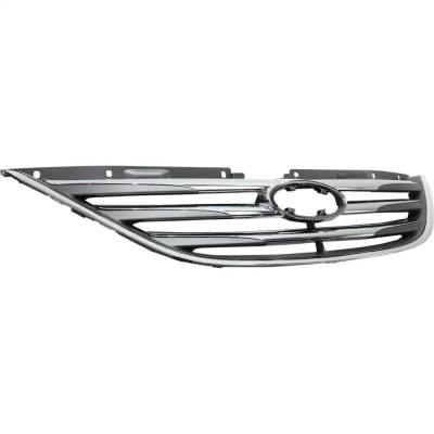 Rareelectrical - New Chrome Grille Assembly Compatible With Hyundai Sonata Limited 4 Cyl 2.4L Sonata Se 4 Cyl 2.0L - Image 2