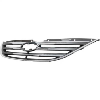 Rareelectrical - New Chrome Grille Assembly Compatible With Hyundai Sonata Limited 4 Cyl 2.4L Sonata Se 4 Cyl 2.0L - Image 3