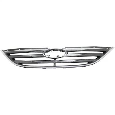 Rareelectrical - New Chrome Grille Assembly Compatible With Hyundai Sonata Limited 4 Cyl 2.4L Sonata Se 4 Cyl 2.0L - Image 4