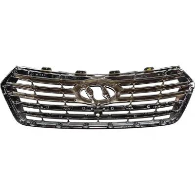 Rareelectrical - New Gray Grille Assembly Compatible With Hyundai Santa Fe Xl Luxury 6 Cyl 3.3L Santa Fe Xl Se 6 Cyl - Image 5