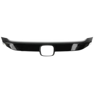 New Center Grille Trim Compatible With Honda Civic Lx Civic Sport Ex Dx Ex-L Touring Si 2017-2021 By