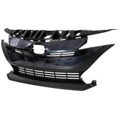 Rareelectrical - New Textured Gray Grille Assembly Compatible With Toyota Prius Prime Xle 4 Cyl 1.8L Prius Prime - Image 2