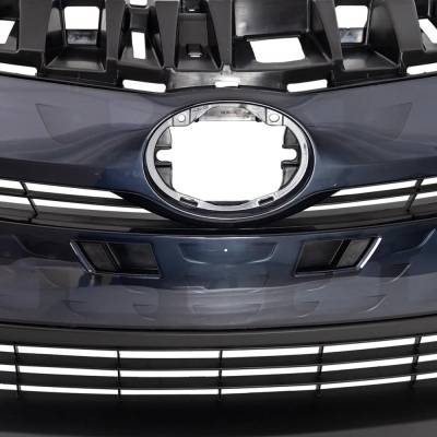 Rareelectrical - New Textured Gray Grille Assembly Compatible With Toyota Prius Prime Base 4 Cyl 1.8L Prius Prime - Image 4