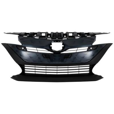 Rareelectrical - New Textured Gray Grille Assembly Compatible With Toyota Prius Prime Advanced 4 Cyl 1.8L Prius Prime - Image 2