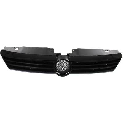 New Black Grille Assembly Compatible With Volkswagen Jetta Comfort 5 Cyl 2.5L Jetta Sel 4 Cyl 1.8L