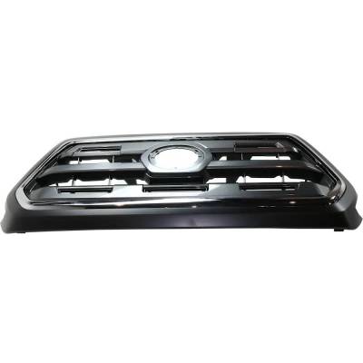 Rareelectrical - Chrome Shell Grille Assembly Compatible With Toyota Tacoma Limited 6 Cyl 3.5L 2016-2017 By To1200409 - Image 6