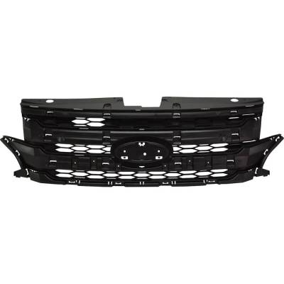 Rareelectrical - New Paintable Grille Assembly Compatible With Ford Edge Limited 4 Cyl 2.0L Edge Sel 4 Cyl 2.0L Edge - Image 1