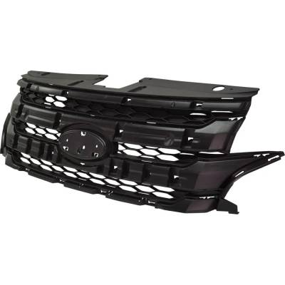 Rareelectrical - New Paintable Grille Assembly Compatible With Ford Edge Limited 4 Cyl 2.0L Edge Sel 4 Cyl 2.0L Edge - Image 2