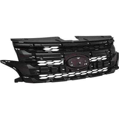 Rareelectrical - New Paintable Grille Assembly Compatible With Ford Edge Se 4 Cyl 2.0L Edge Limited 4 Cyl 2.0L Edge - Image 3