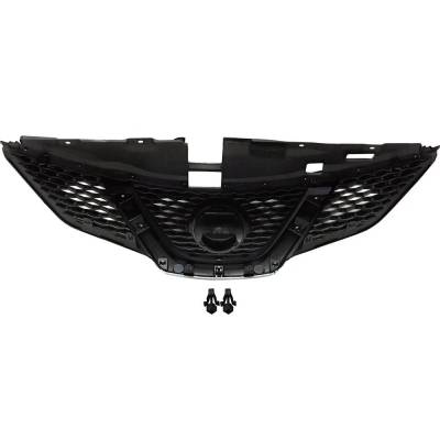 Rareelectrical - New Painted Black Grille Assembly Compatible With Nissan Rogue Sport S 4 Cyl 2.0L Rogue Sport Sv 4 - Image 5