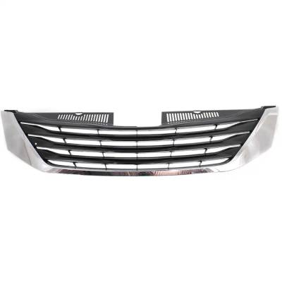 Rareelectrical - New Grille Assembly Compatible With Toyota Sienna Le 6 Cyl 3.5L Sienna Le 4 Cyl 2.7L 2011-2014 By - Image 1