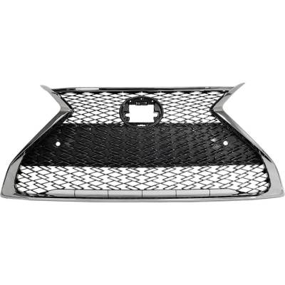 RAREELECTRICAL - New Dark Gray Grille Assembly Compatible With Lexus Es350 F Sport 6 Cyl 3.5L Es350 Premium 6 Cyl - Image 2