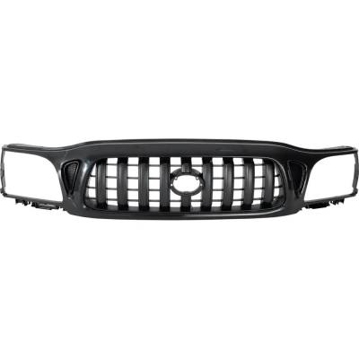 Rareelectrical - New Paintable Grille Assembly Compatible With Toyota Tacoma Dlx 4 Cyl 2.4L Tacoma Dlx 6 Cyl 3.4L - Image 2