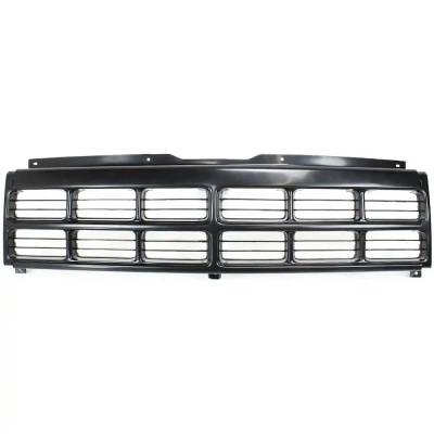 Black Grille Assembly Compatible With 1991-1996 Dodge Dakota Le 3.9L (91-93) Le 5.2L (91-93) S 3.9L