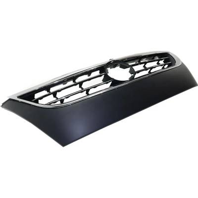 Rareelectrical - New Primed Black Grille Assembly Compatible With Volkswagen Cc Vr6 4Motion 6 Cyl 3.6L Cc Vr6 6 Cyl - Image 2