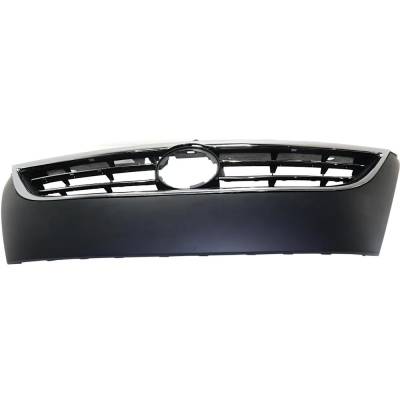 Rareelectrical - New Primed Black Grille Assembly Compatible With Volkswagen Cc Vr6 4Motion 6 Cyl 3.6L Cc Vr6 6 Cyl - Image 4