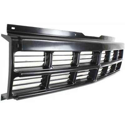Rareelectrical - Black Grille Assembly Compatible With 1991-1996 Dodge Dakota S 5.2L (91-92) Se 2.5L (91) Se 3.9L - Image 3