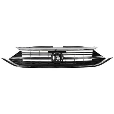 Rareelectrical - New Textured Black Grille Assembly Compatible With Volkswagen Jetta Se 4 Cyl 1.5L Jetta Highline 4 - Image 5
