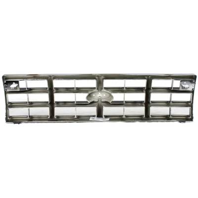 Rareelectrical - Chrome Shell Grille Assembly Compatible With 1989-1992 Ford Ranger Custom 2.3L (89-92) Custom 2.9L - Image 4