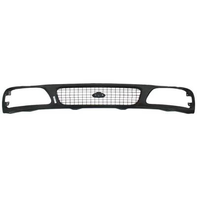 Rareelectrical - Painted Black Grille Assembly Compatible With 1997-1998 Ford F-150 Lariat 5.4L (97-98) Xl 4.2L - Image 5