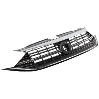 Rareelectrical - New Textured Black Grille Assembly Compatible With Volkswagen Jetta Highline 4 Cyl 1.5L Jetta - Image 2