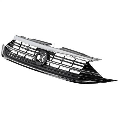 Rareelectrical - New Textured Black Grille Assembly Compatible With Volkswagen Jetta Highline 4 Cyl 1.5L Jetta - Image 6