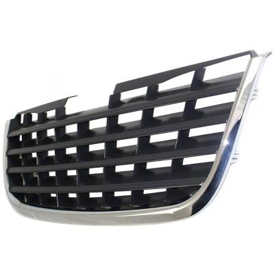 Rareelectrical - Grille Assembly Compatible With 2008-2010 Chrysler Town & Country Lx 3.8L (09-10) Lx 3.3L (08-10) - Image 2
