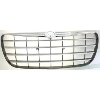 Grille Assembly Compatible With 2004-2006 Chrysler Sebring Base 2.7L (04-05) Gtc 2.7L (04-06) Lx