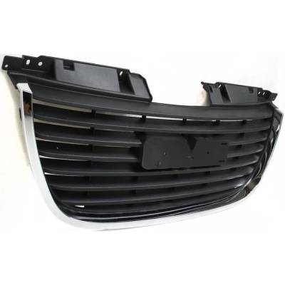 Rareelectrical - New Chrome/Textured Black Grille Assembly Compatible With Gmc Yukon Sle 8 Cyl 4.8L Yukon Xl 2500 Slt - Image 3