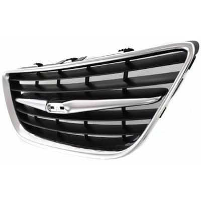 Rareelectrical - Front Center Grille Assembly Compatible With 2003-2007 Saab 9-3 Aero 2.0L (04-05) Aero 2.8L (06-07) - Image 2