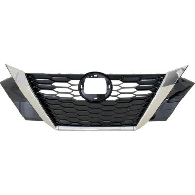 Rareelectrical - New Grille Assembly Compatible With Nissan Sentra S 4 Cyl 2.0L Sentra S Plus 4 Cyl 2.0L Sentra Sr - Image 1