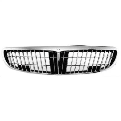 New Chrome Shell Grille Assembly Compatible With Infiniti I30 Base 6 Cyl 3.0L I30 T 6 Cyl 3.0L
