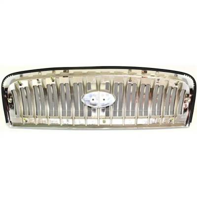 RAREELECTRICAL - New Chrome/Painted Black Grille Assembly Compatible With Hyundai Sonata Base 4 Cyl 2.4L Sonata Gls 6 - Image 4
