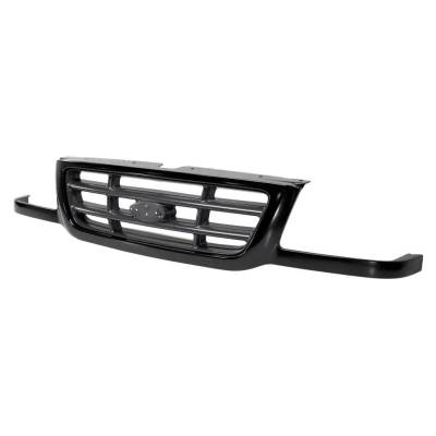 Rareelectrical - New Painted Black Grille Assembly Compatible With Ford Ranger Xl 6 Cyl 3.0L Ranger Xlt 4 Cyl 2.3L - Image 3