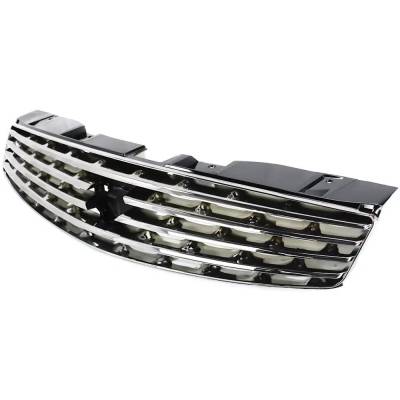 Rareelectrical - Chrome Shell Grille Assembly Compatible With Infiniti G35 Base 6 Cyl 3.5L 2003-2007 In1200107 - Image 2