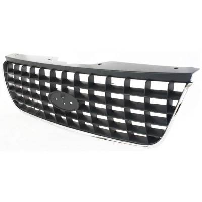 Rareelectrical - New Gray Grille Assembly Compatible With Ford Explorer Limited 8 Cyl 4.6L Explorer Nbx 8 Cyl 4.6L - Image 2