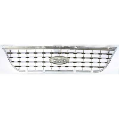 Rareelectrical - New Gray Grille Assembly Compatible With Ford Explorer Limited 8 Cyl 4.6L Explorer Nbx 8 Cyl 4.6L - Image 4