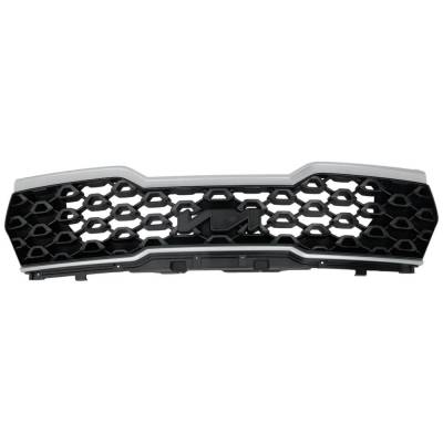 RAREELECTRICAL - New Black Grille Assembly Compatible With Kia Sorento S 4 Cyl 2.5L Sorento Lx 4 Cyl 2.5L Sorento Ex - Image 2