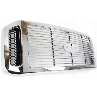 Rareelectrical - New Grille Assembly Compatible With Ford F-350 Super Duty Lariat 10 Cyl 6.8L F-250 Super Duty King - Image 3