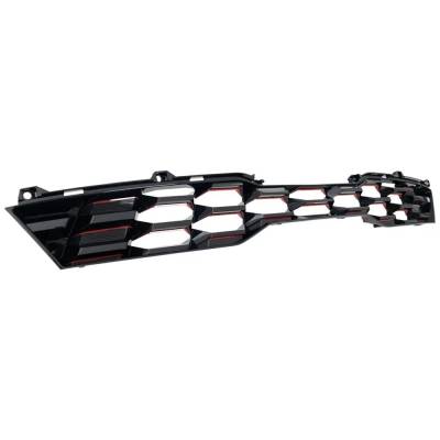 Rareelectrical - Black Shell Grille Assembly Compatible With Kia Forte Gt-Line 4 Cyl 2.0L 2022-2024 Ki1200227 - Image 2