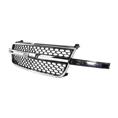Rareelectrical - New Grille Assembly Compatible With Chevrolet Silverado 1500 Classic Ss 8 Cyl 6.0L Silverado 1500 Ss - Image 2