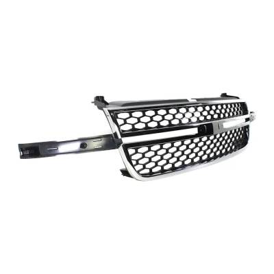 Rareelectrical - New Grille Assembly Compatible With Chevrolet Silverado 1500 Classic Ss 8 Cyl 6.0L Silverado 1500 Ss - Image 3