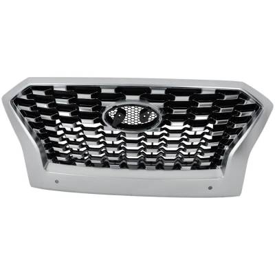 New Chrome Grille Assembly Compatible With Hyundai Palisade Luxury 6 Cyl 3.8L Palisade Essential 6